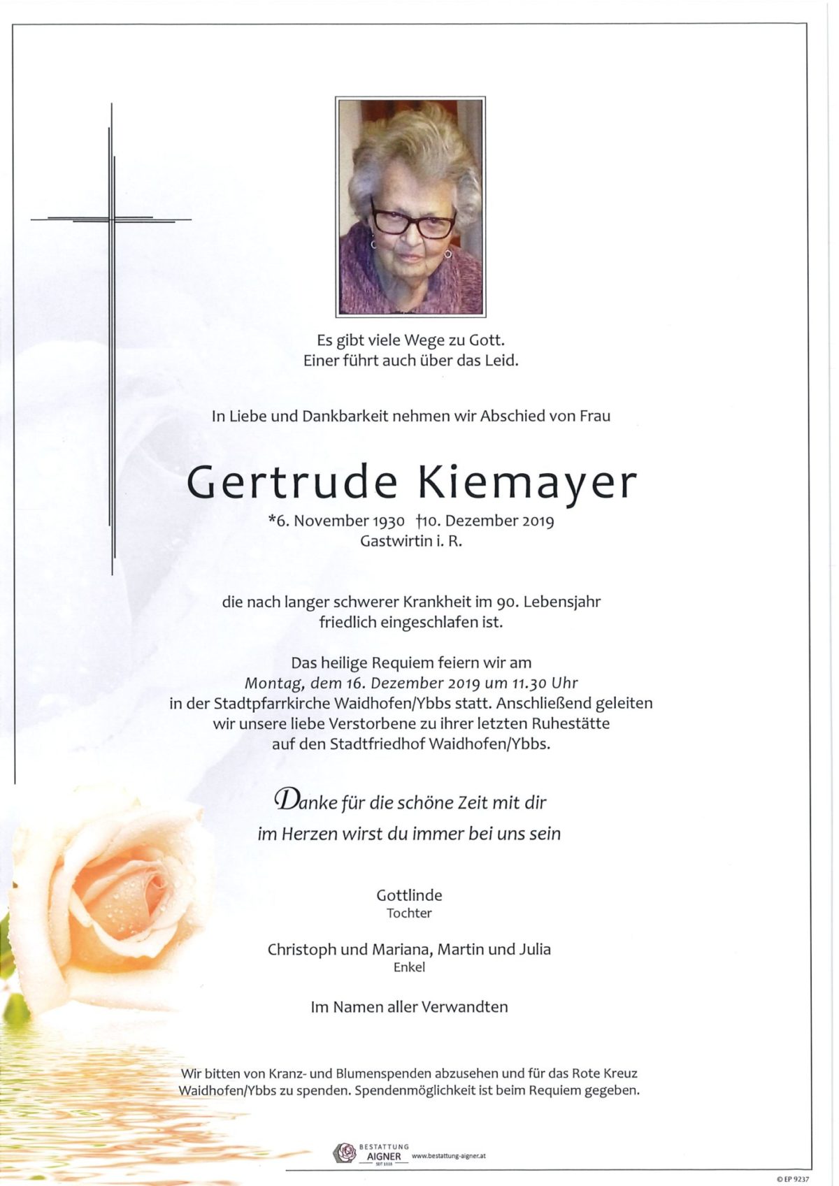 Gertrude Kiemayer