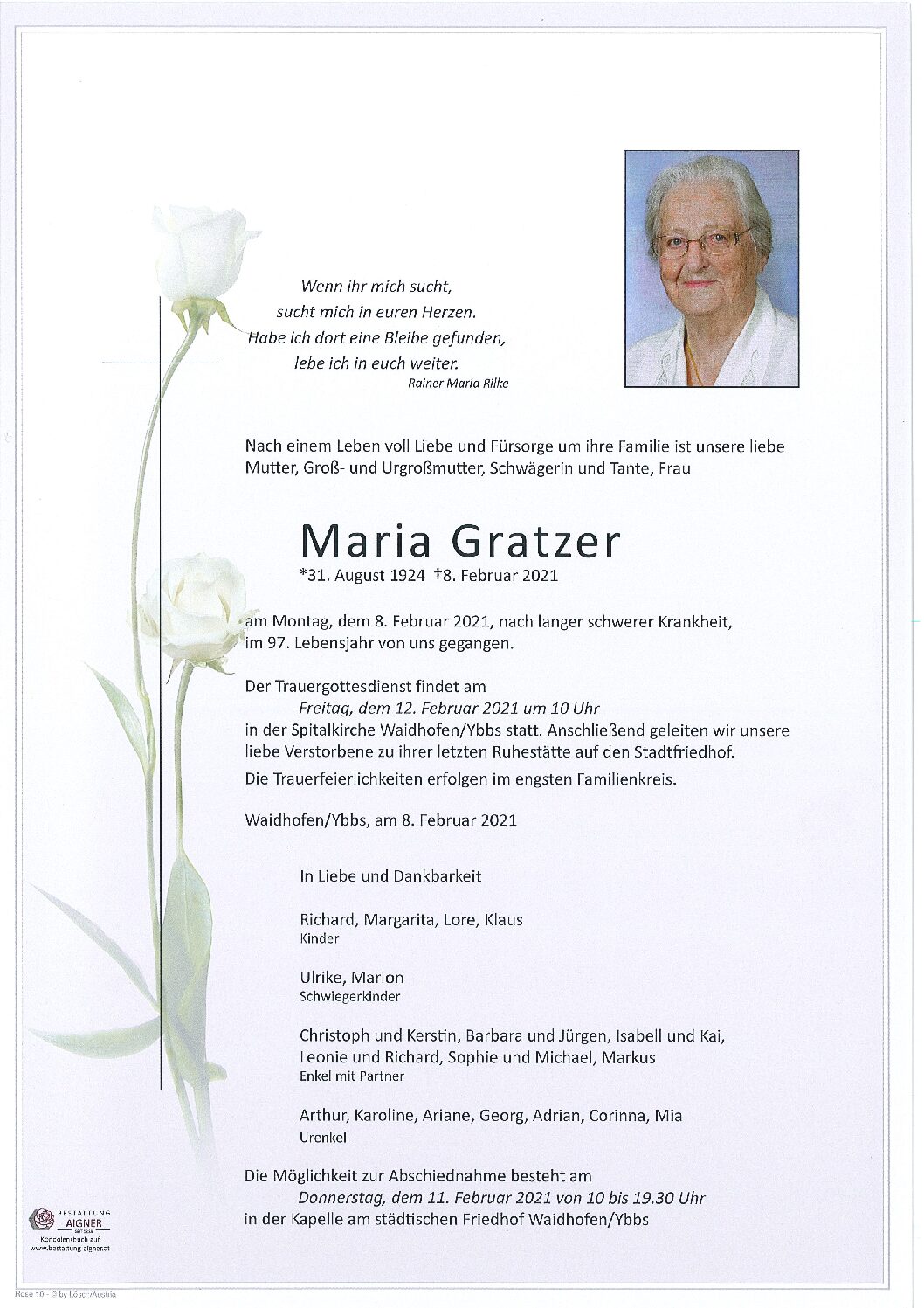 Maria Gratzer