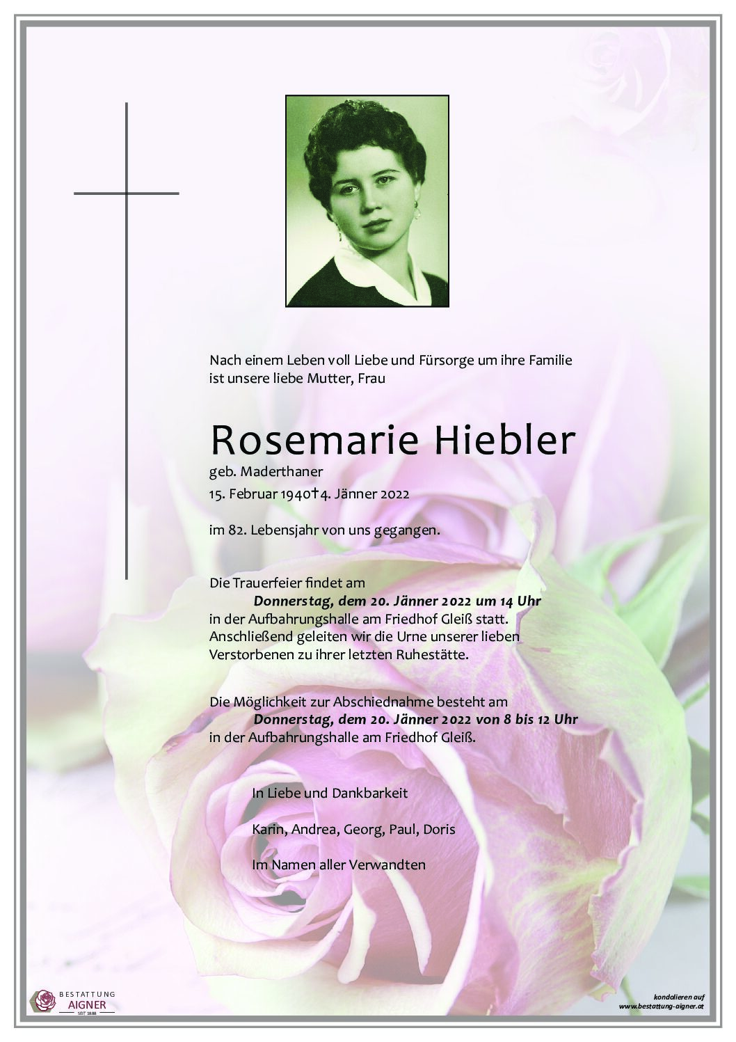 Rosemarie Hiebler