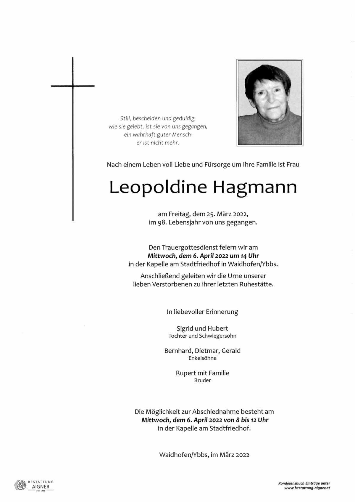 Leopoldine Hagmann
