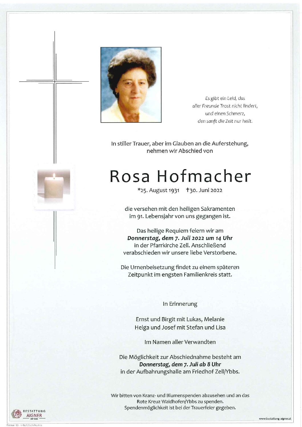 Rosa Hofmacher
