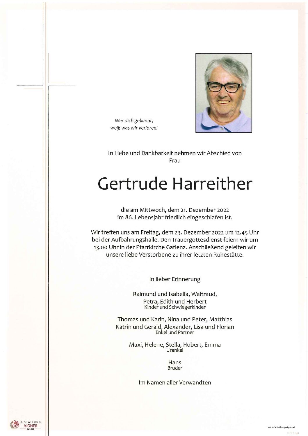 Gertrude Harreither