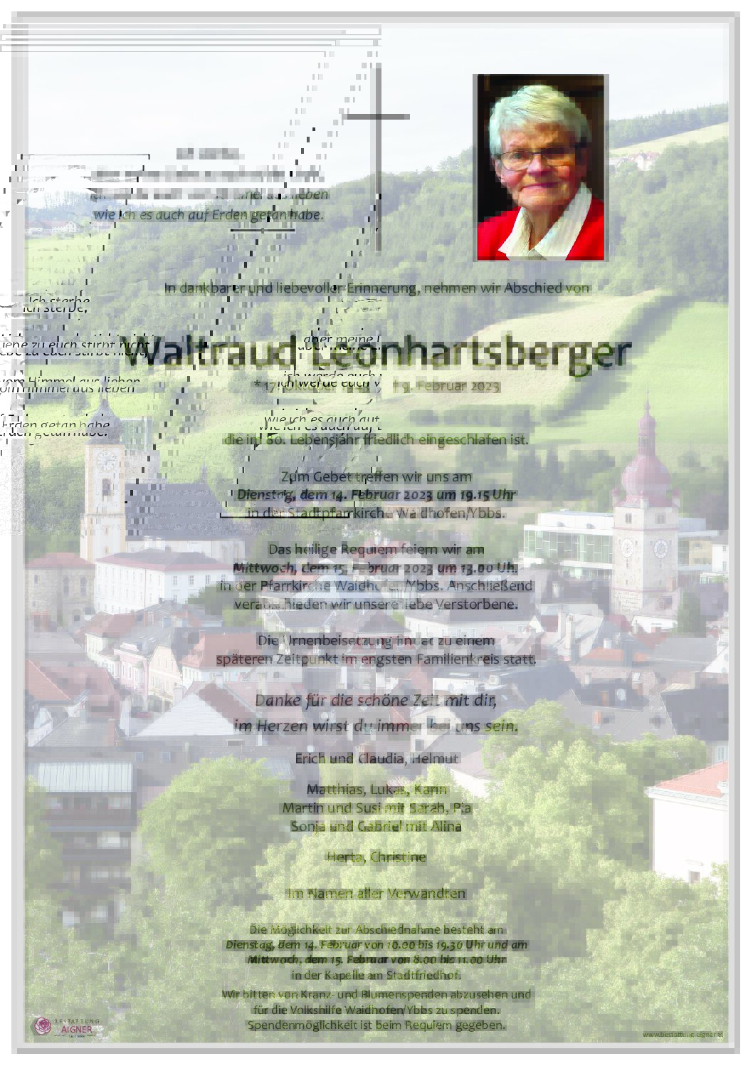 Waltraud Leonhartsberger