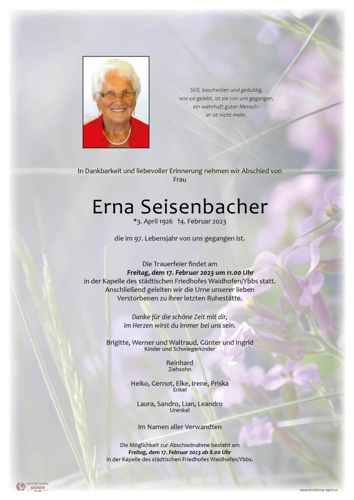 Erna Seisenbacher